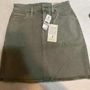 Tommy Bahama Indigo Palm  A-Line Denim Skirt